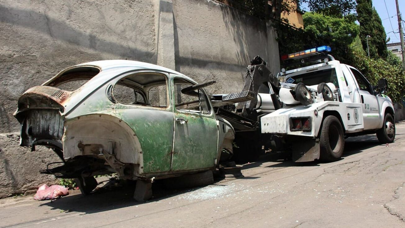 Activa CDMX Programa de Chatarrización de autos abandonados