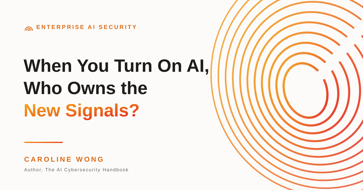 When You Turn On AI, Who Owns the New Signals?