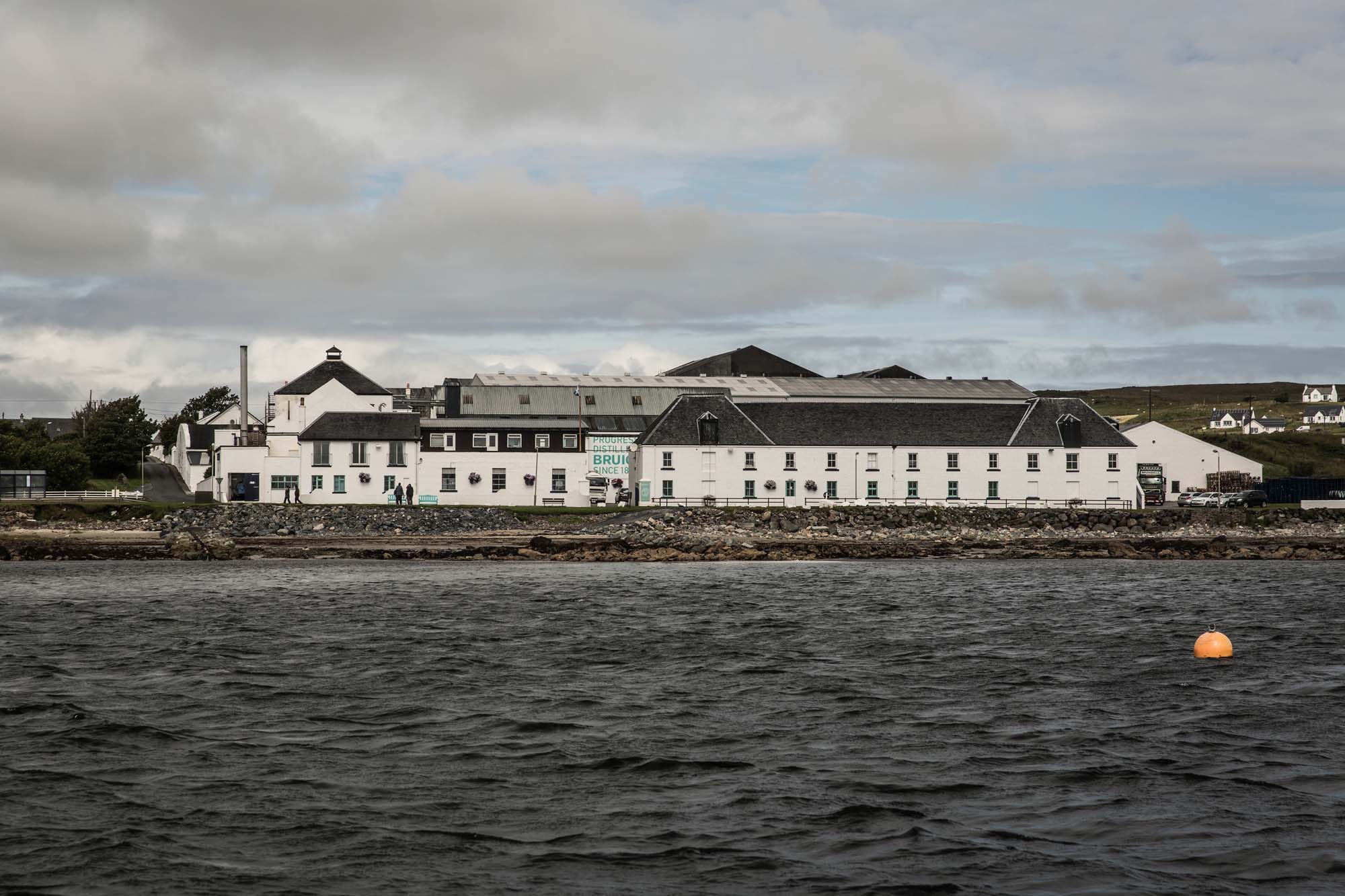 Scotch whisky is made throughout Scotland, and as far west as Islay, where Bruichladdich (above) is located. Photo: Supplied