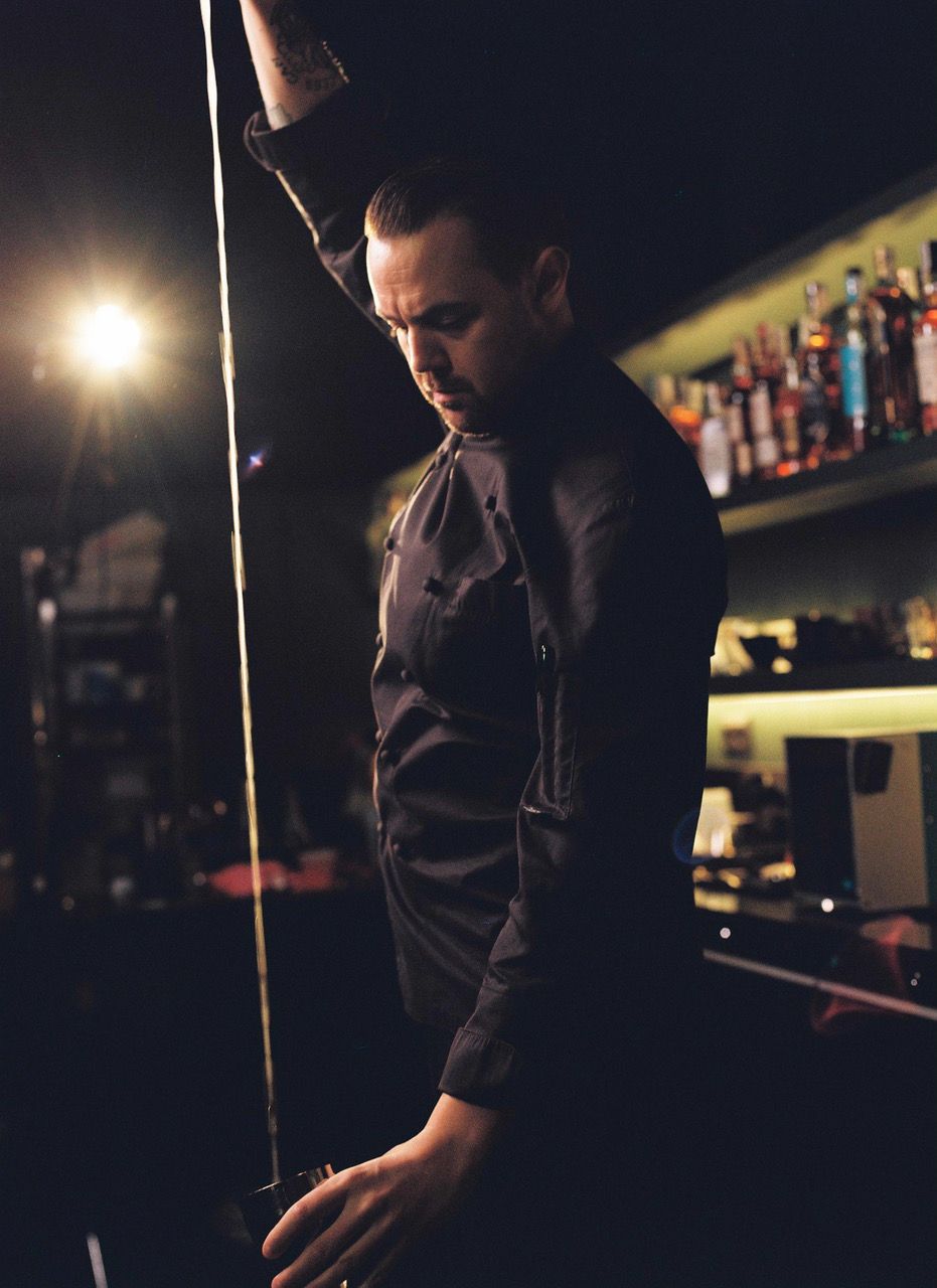 Simone Caporale on the pour. Photo: Supplied