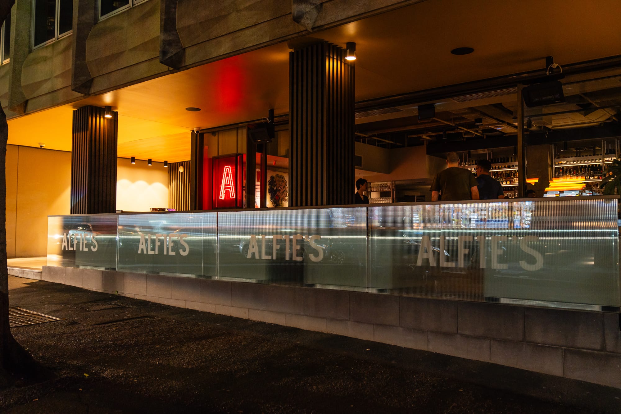 Alfie's exterior. Photo: Dexter Kim