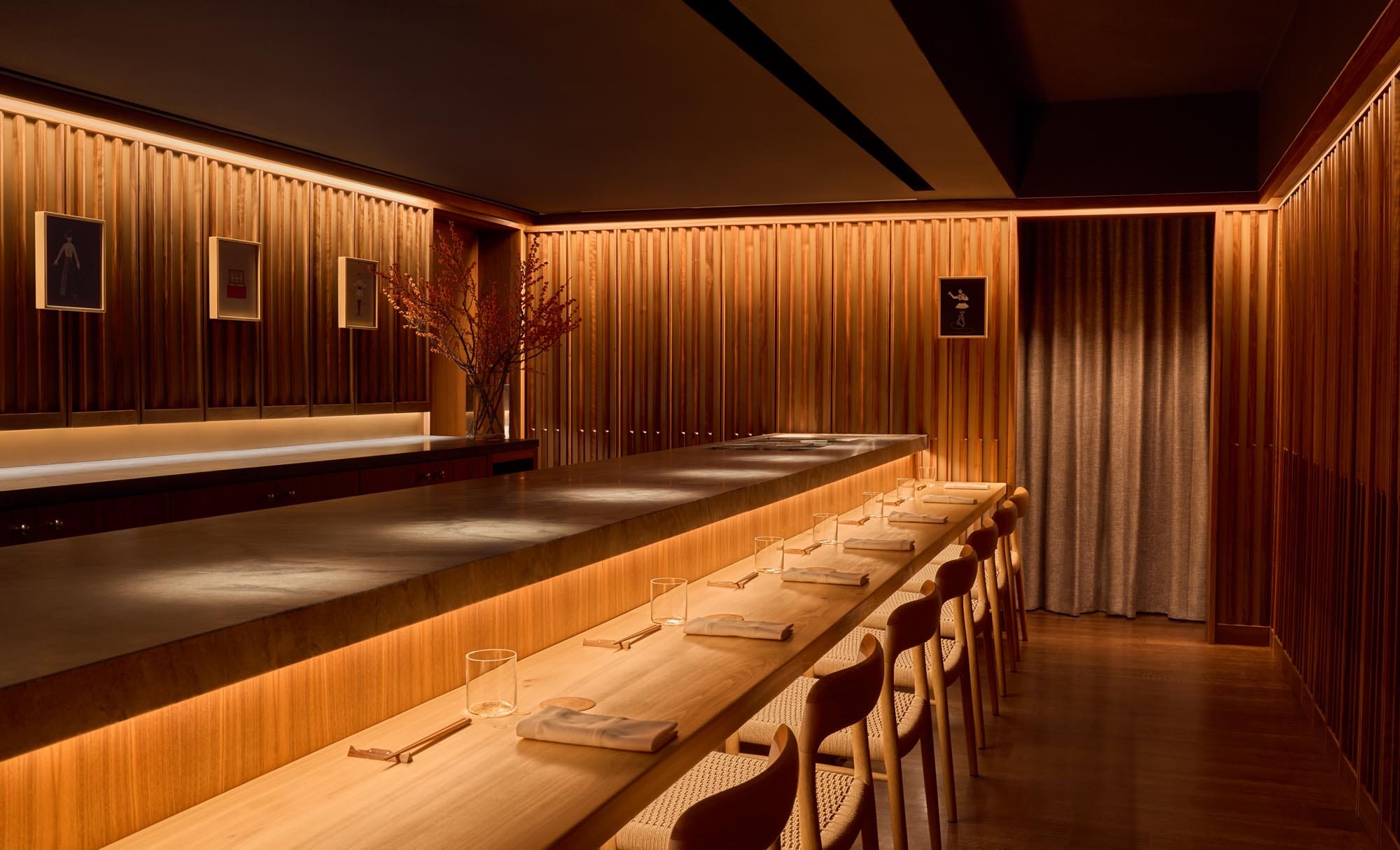 The tasting room at Clemente Bar in New York. Photo: Jason Varney