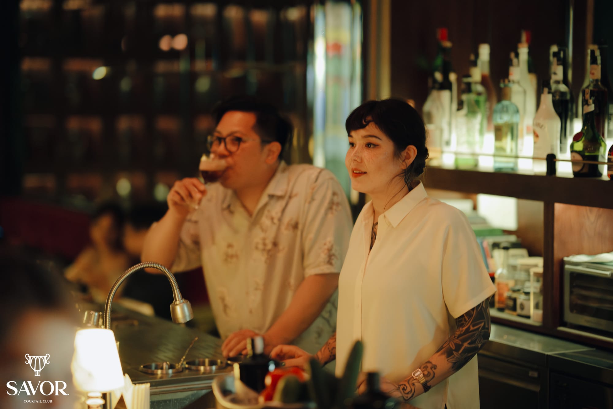 Yao and Kayla on tour. Photo: Supplied