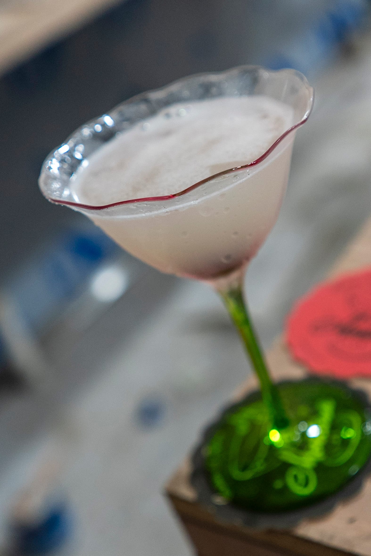 I had a preview of the Santa Marta Daiquiri last month — with a distinctive glass and a serving ritual, expect to hear more about it this year. Photo: Boothhby