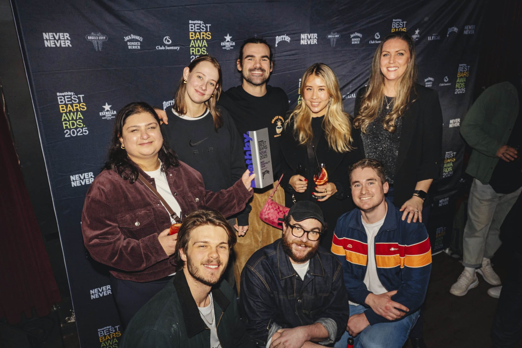 The Waratah in Darlinghurst was awarded the Best Hospitality Team in NSW presented by Perrier. Photo: Christopher Pearce