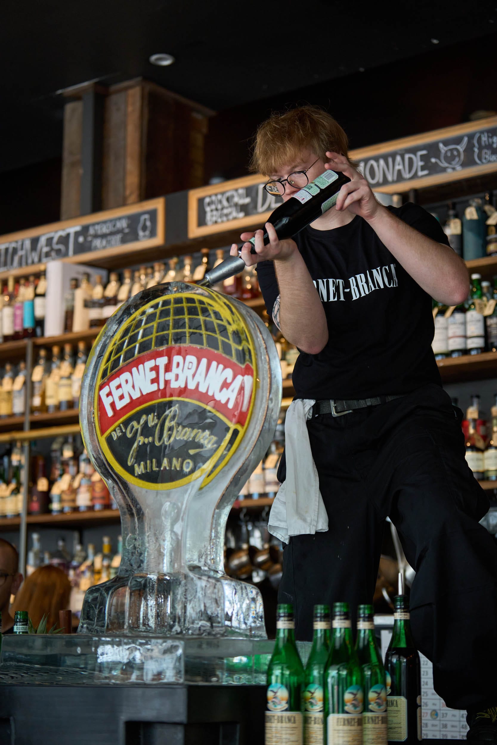 The Fernet-Branca coin ice luge. Photo: Supplied