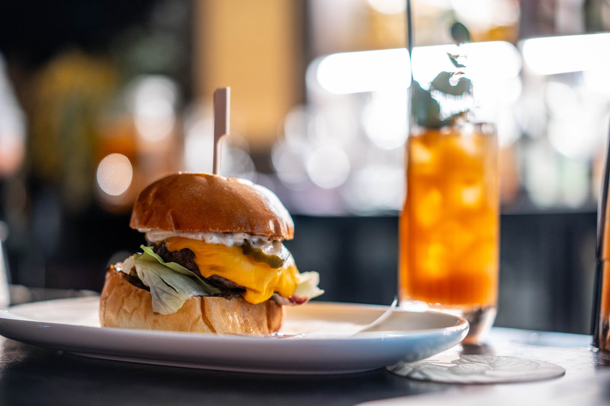 The $28 burger is worth a visit. Photo: Fred Siggins