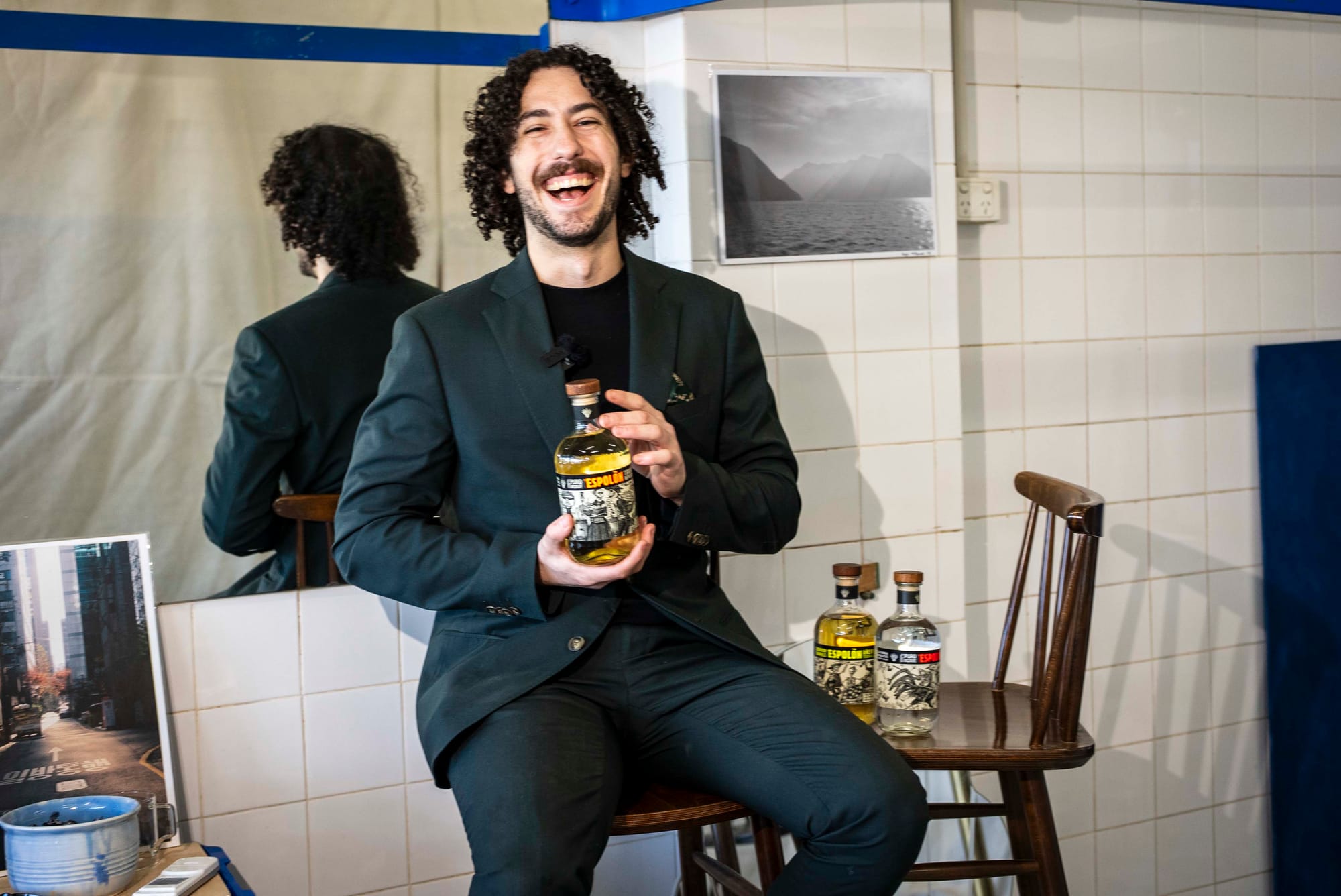 "My favourite thing at the Winter Feast was a stall that just had skeletons and carcasses and a massive roaring fire behind it." Photo: Boothby