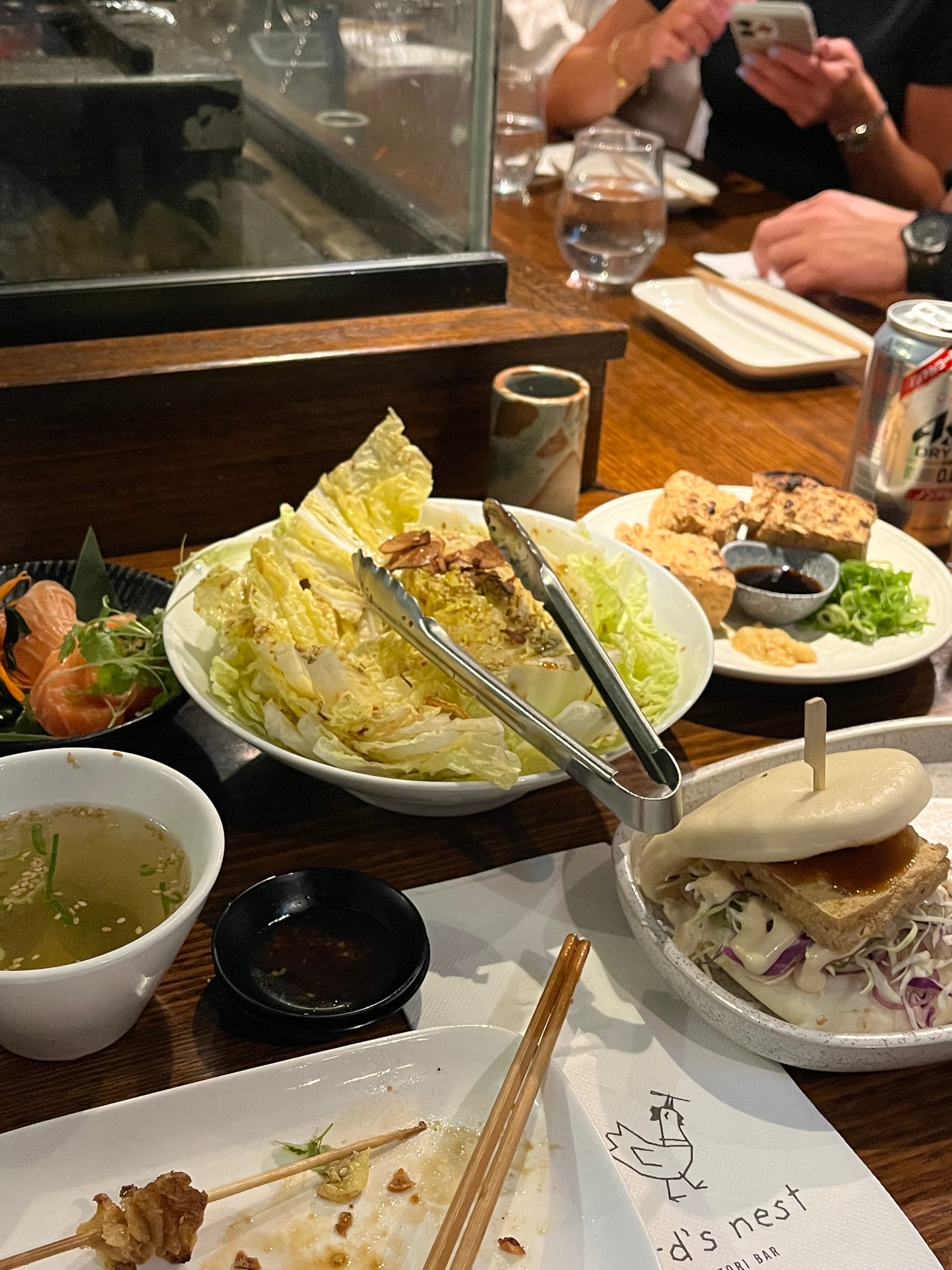 Crispy chicken skins after service? Photo: Becca Wang