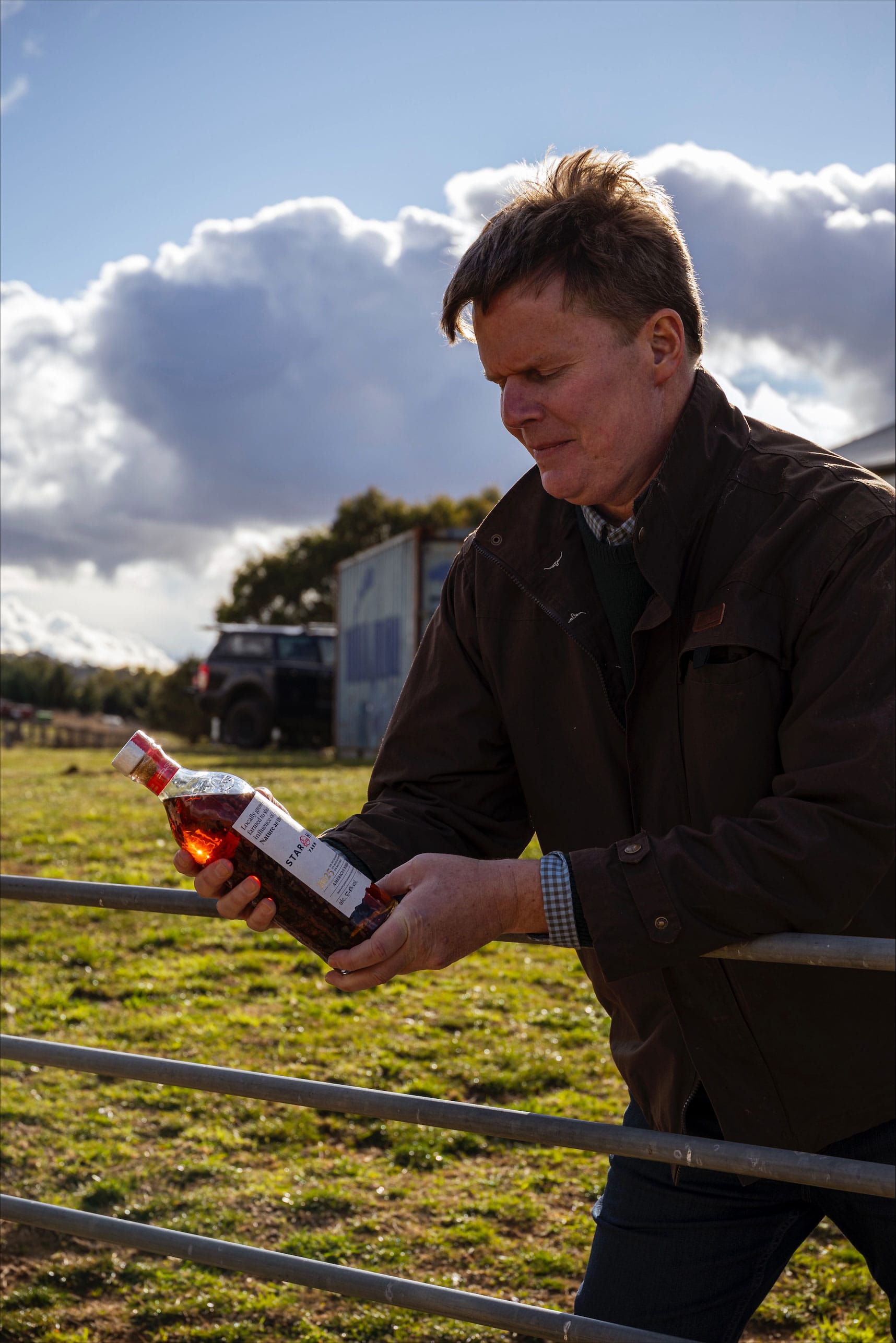Rob Samuels with Star Hill Farm. Photo: Supplied
