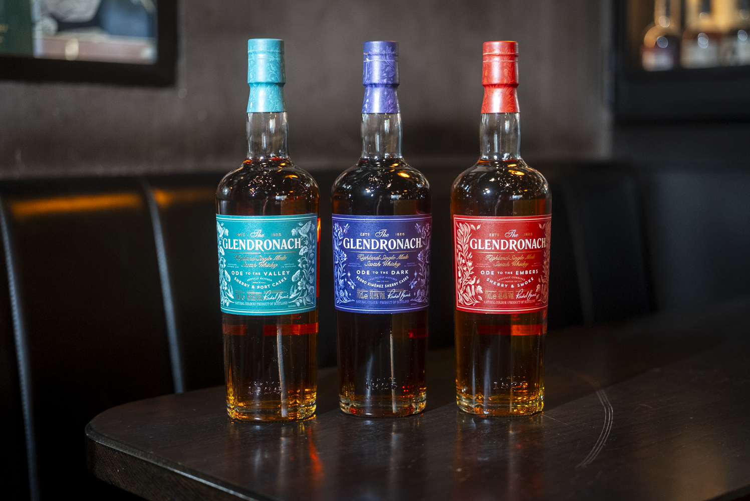 The latest releases from The Glendronach. Photo: Boothby