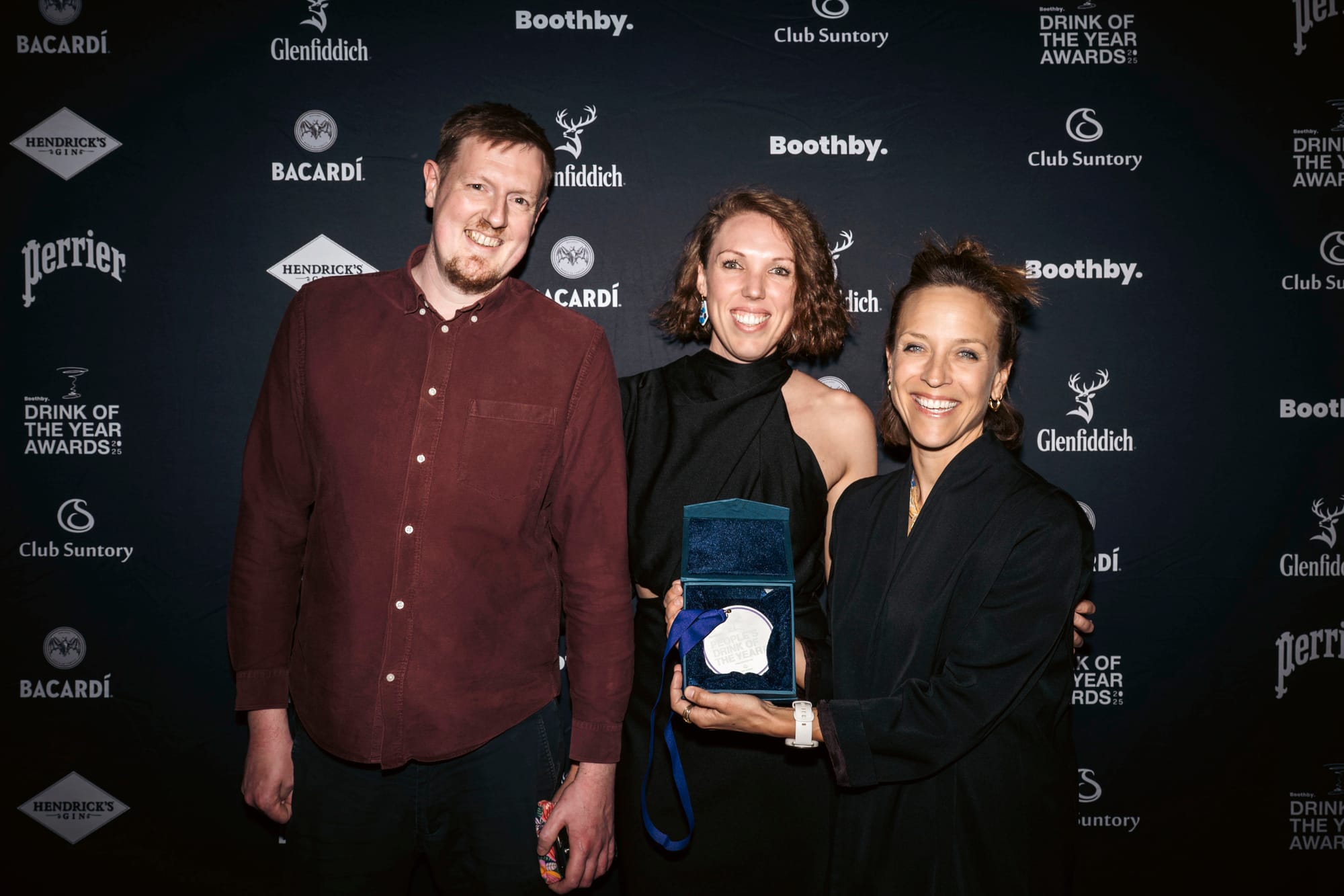 Loic Mouchelin and Alexandra Percy took out the People's Drink of the Year presented by Club Suntory. Photo: Christopher Pearce