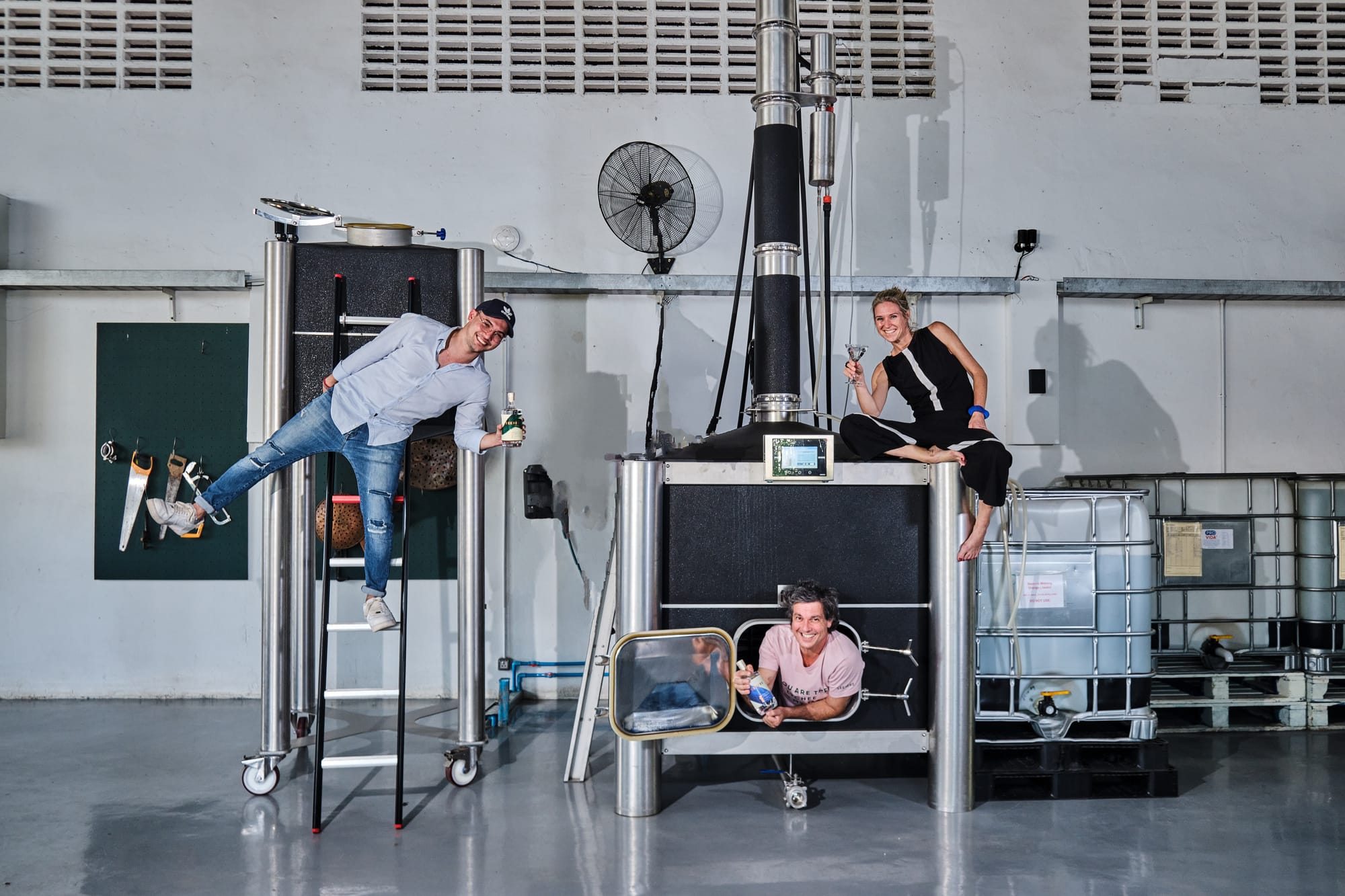 The founders at Seekers Spirits distillery. Photo: Supplied