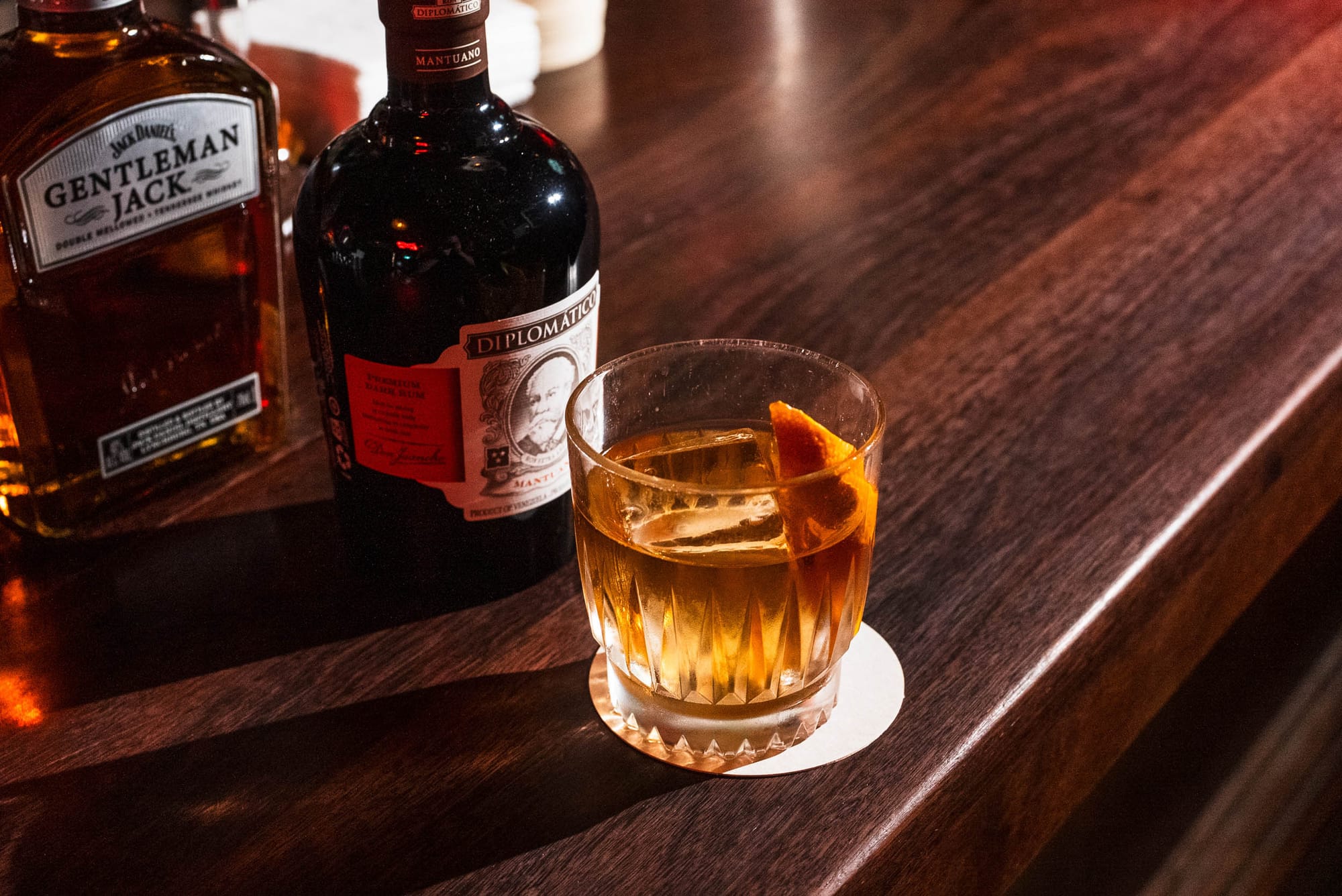 The Banana Split Old Fashioned at Fortunate Son in Newtown. Photo: Boothby