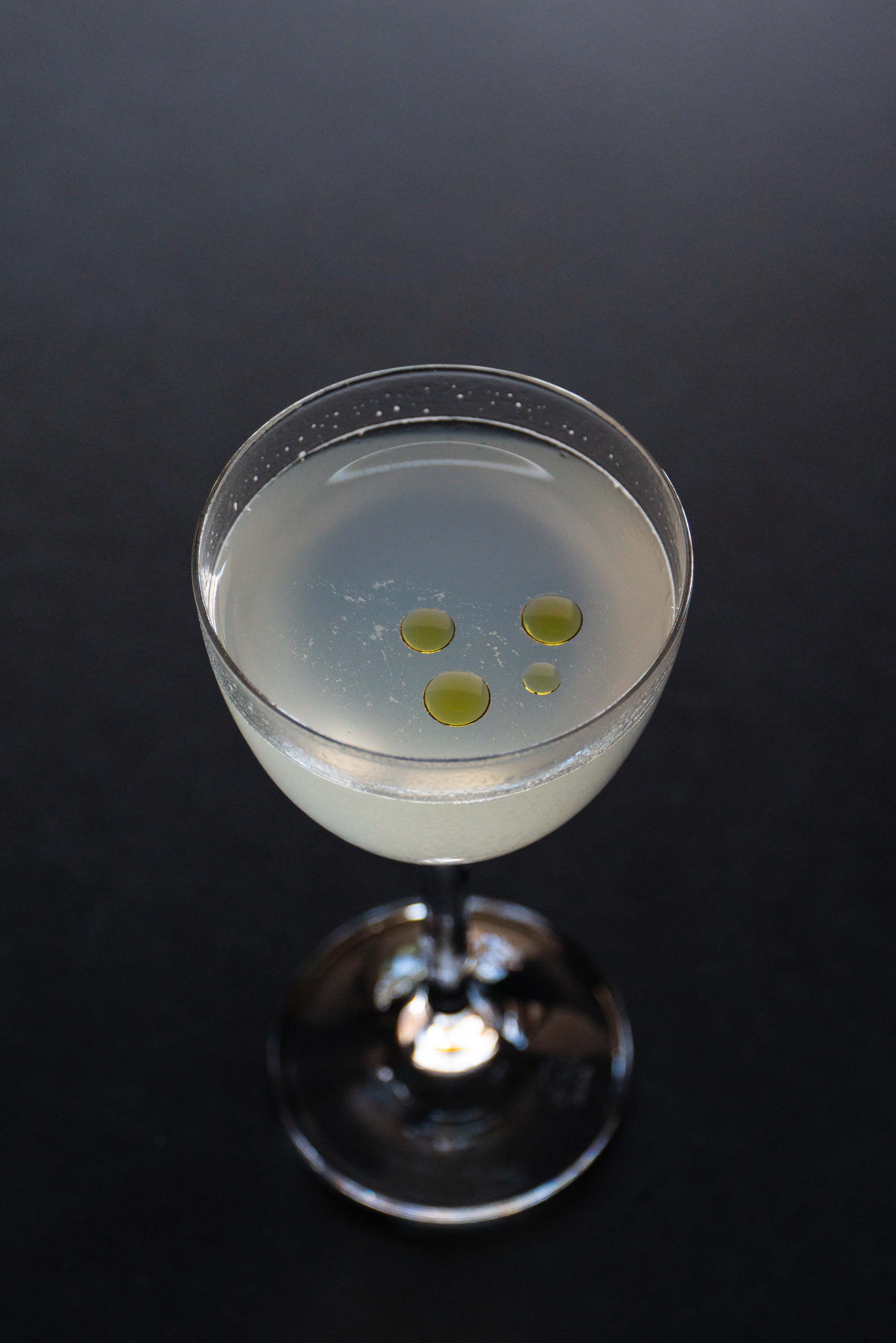 Sam Cocks' Oyster Shell Martini. Photo: Supplied