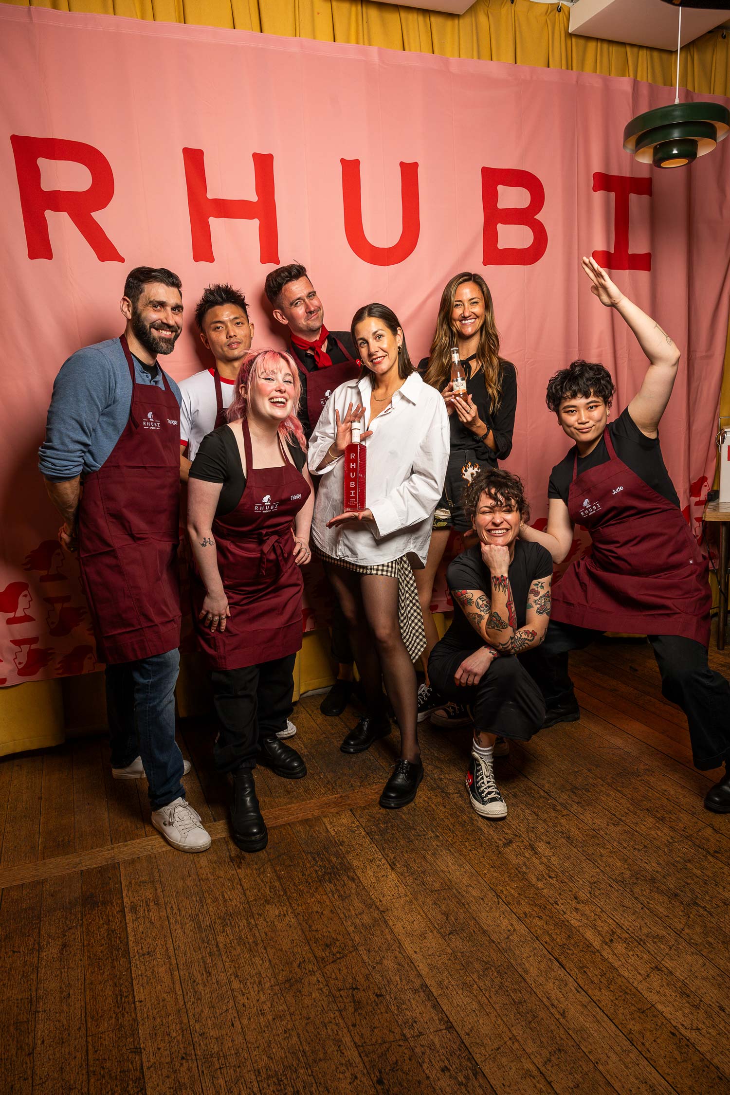 The finalists and judges. Photo: Supplied