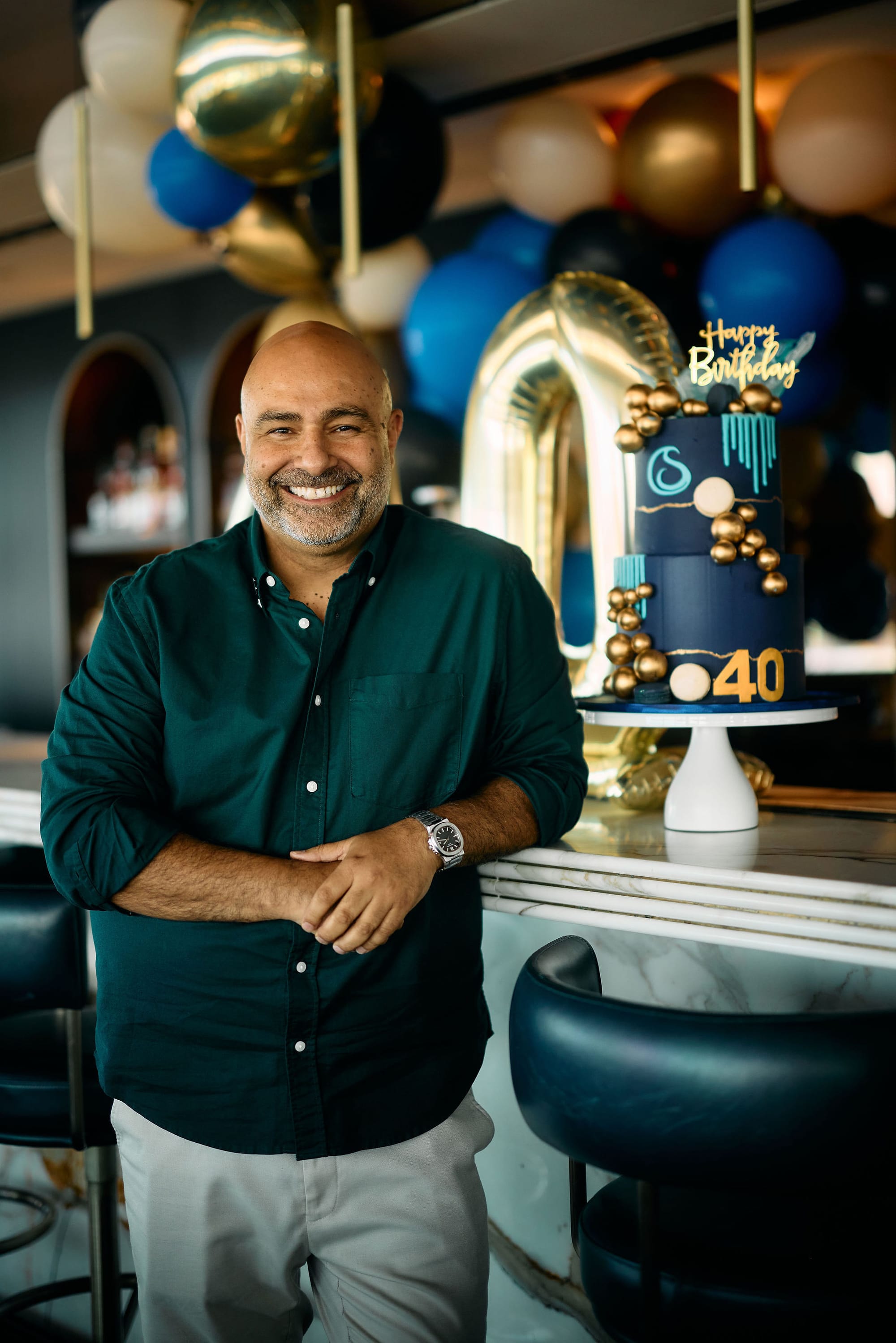 John Galiatsatos is celebrating 40 years of Club Suntory. Photo: Supplied