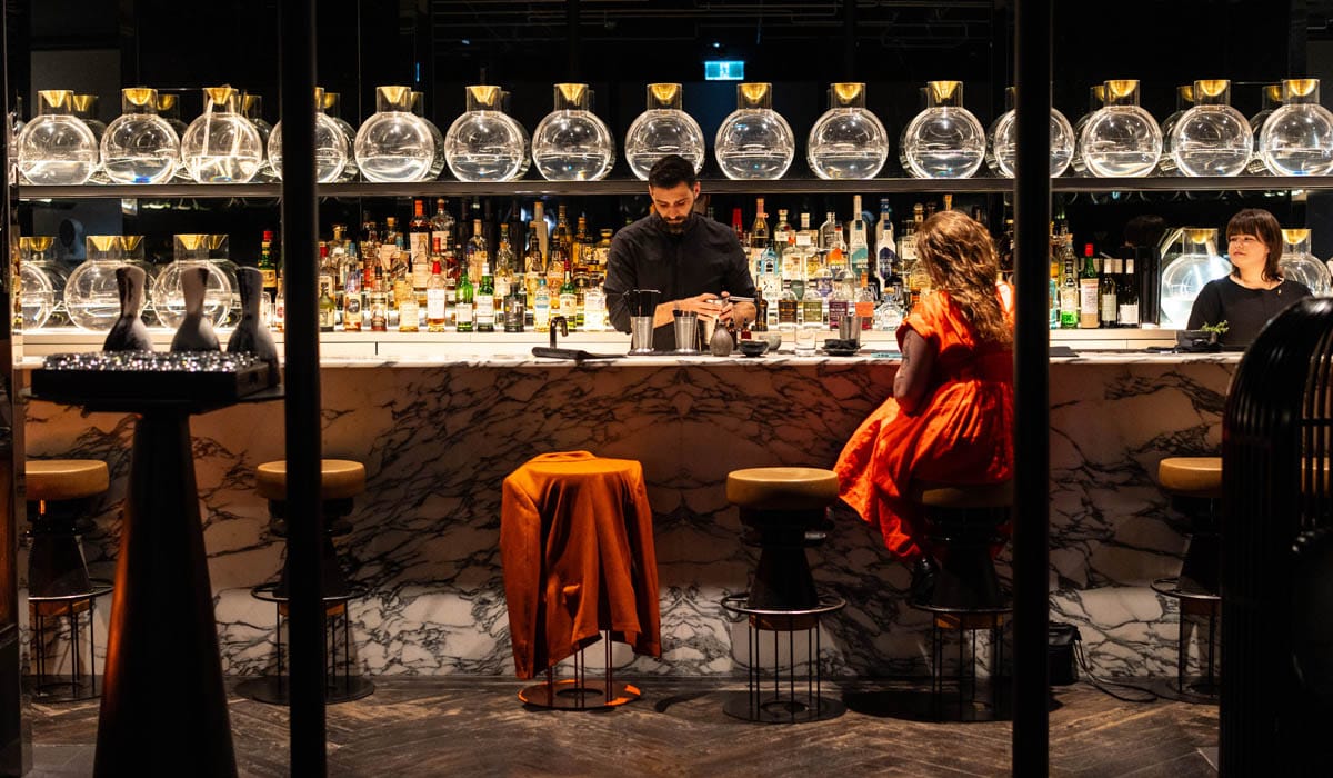 Tanguy behind the bar at Jackalope. Photo: Fred Siggins