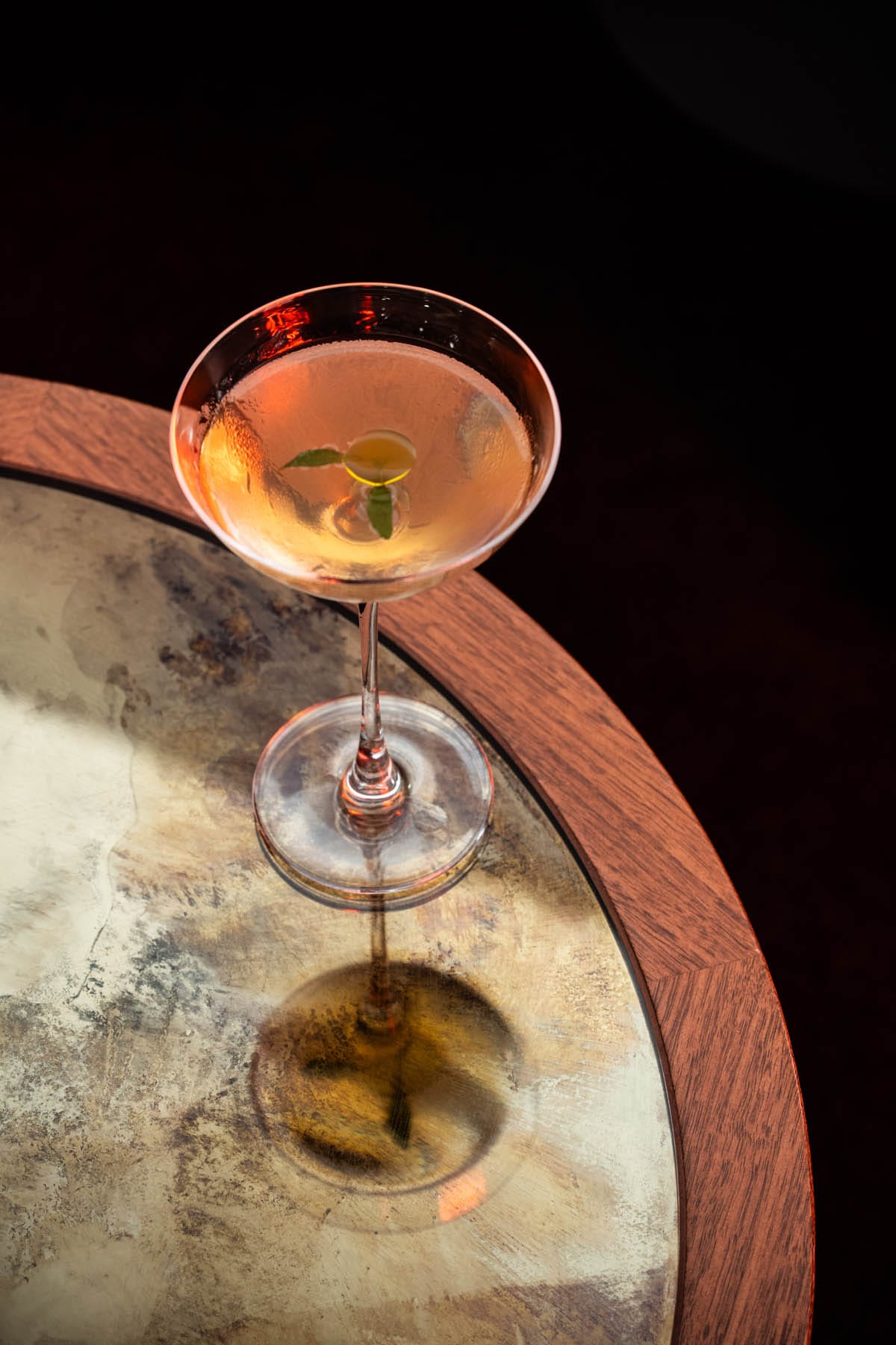The Vetiver & Pine Martini at Mr Mills. Photo: Fred Siggins