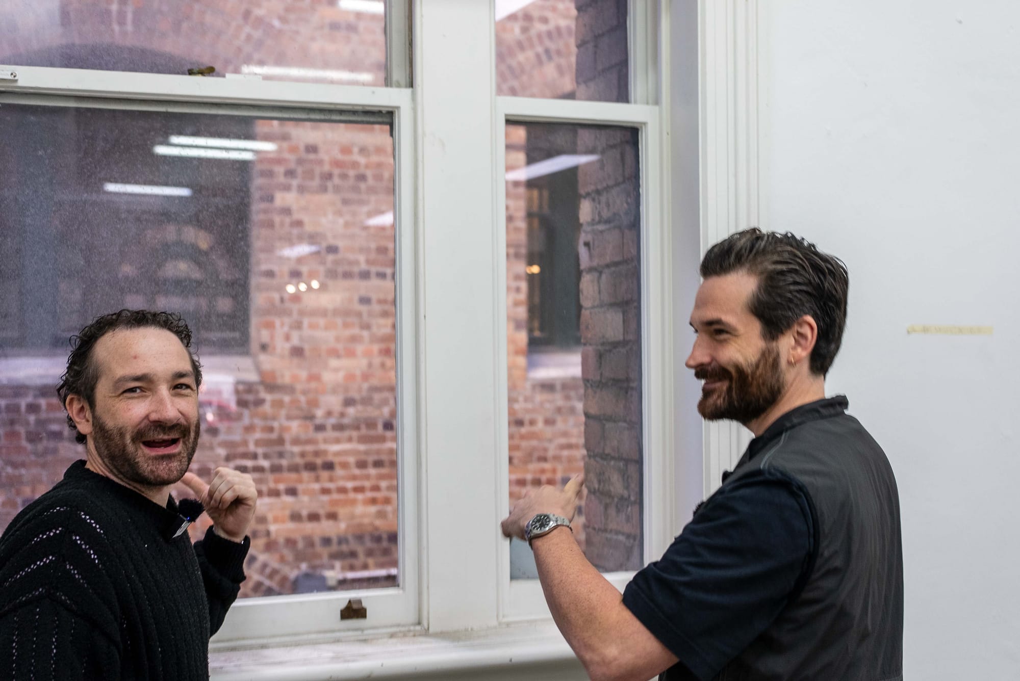 Gordon Purnell (left) with brother and business partner, Ross Purnell. Photo: Boothby