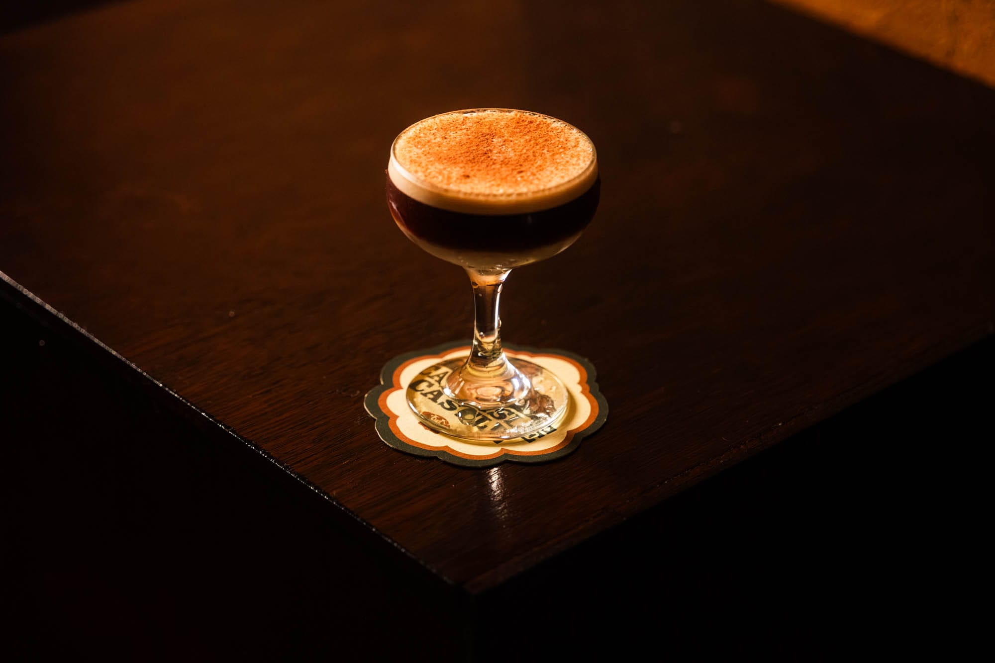 The Carlisle Coffee is a cross between an Espresso Martini and an Irish Coffee (and it's $21). Photo: Supplied/Brewcasa