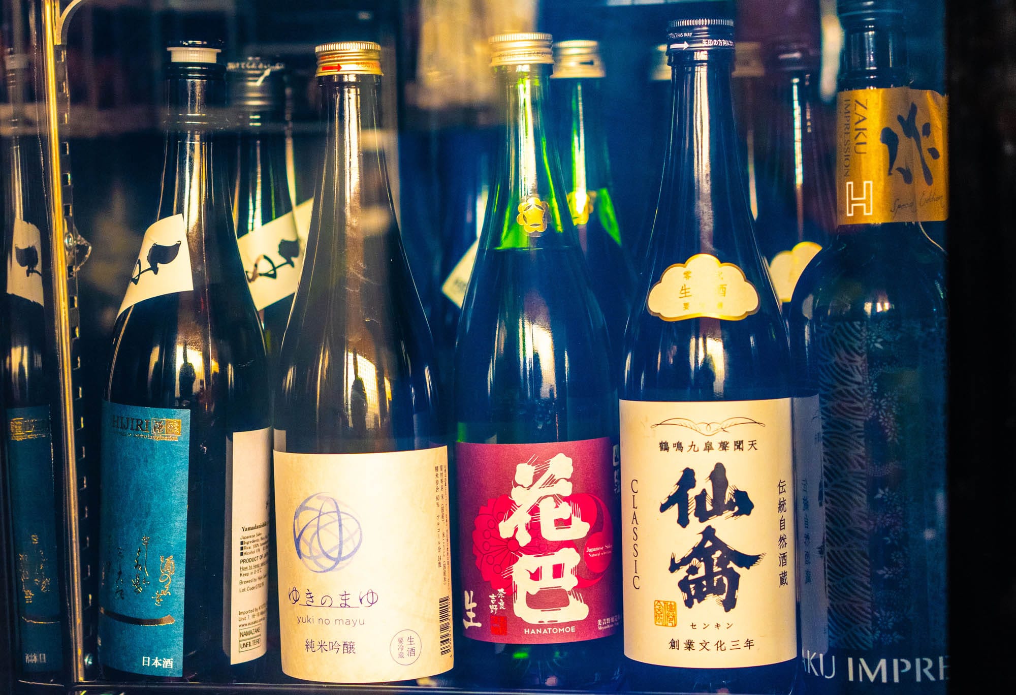 Saké at Bar Selecta. Photo: Fred Siggins