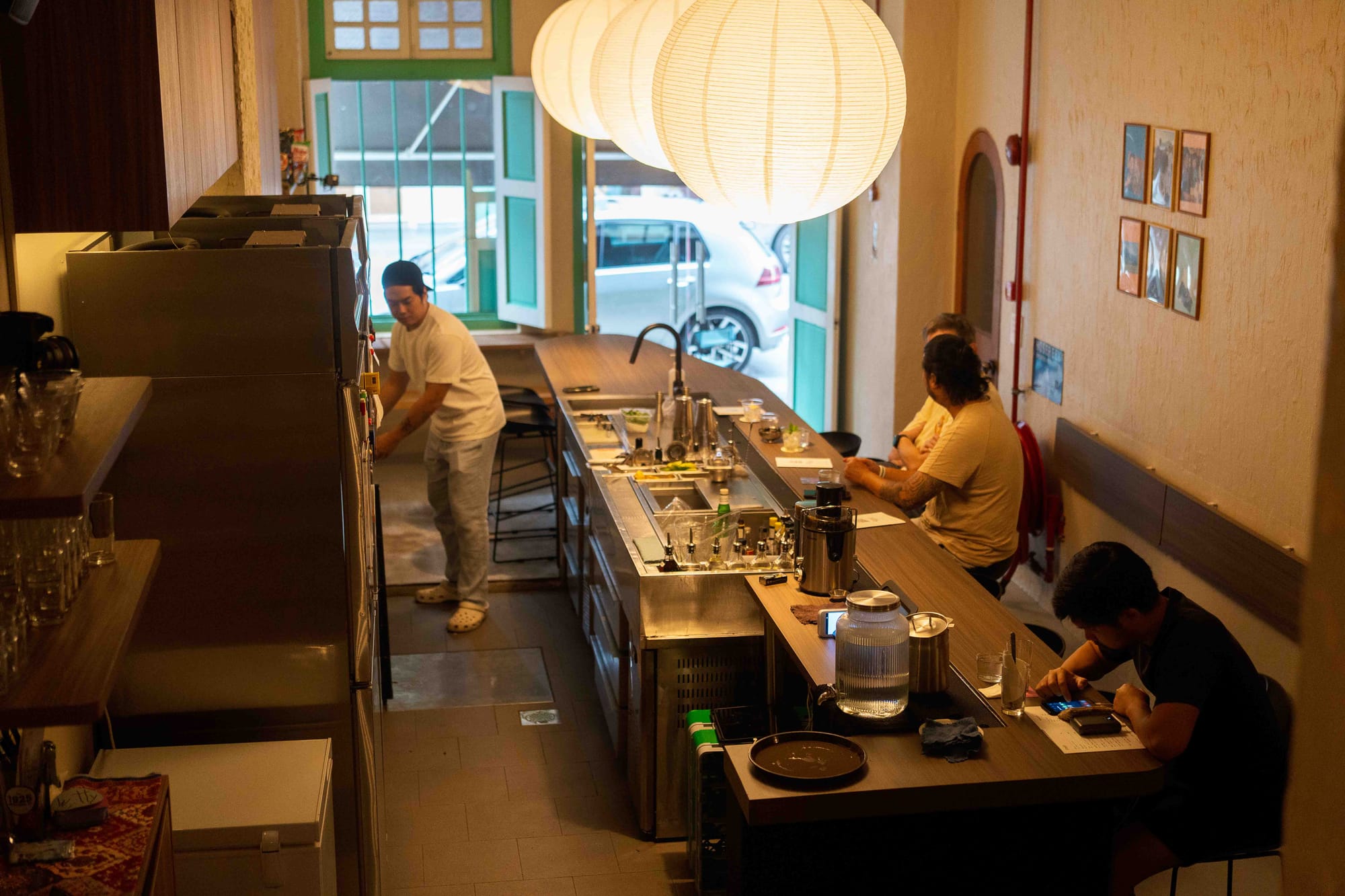 The bar at Your Mother’s House, Keong Saik Rd. Photo: Boothby