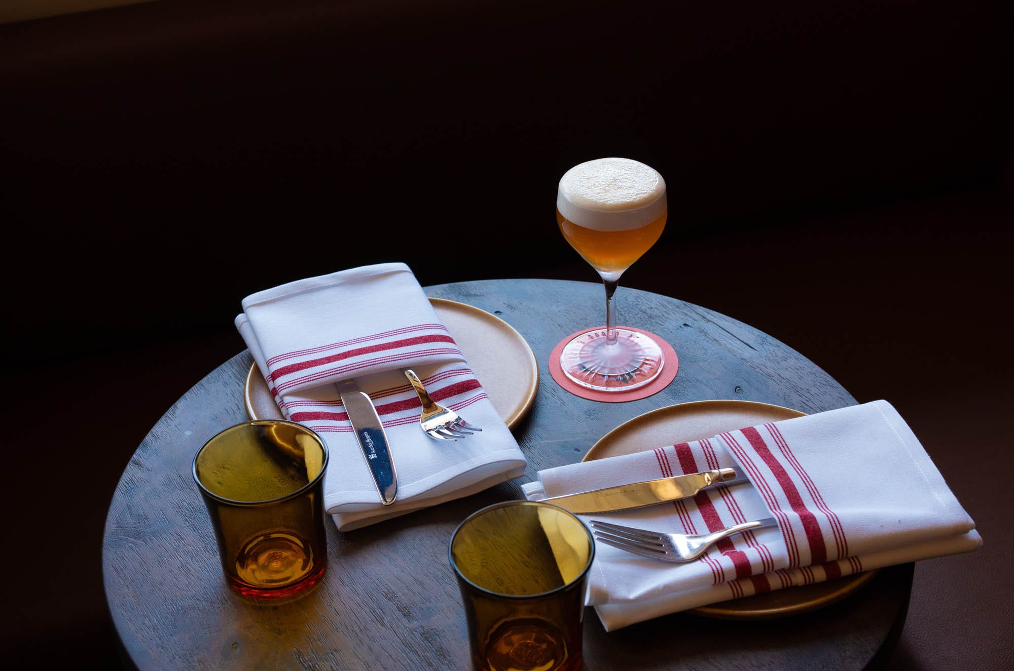 Kin at the table at Bar Gabi. Photo: Fred Siggins