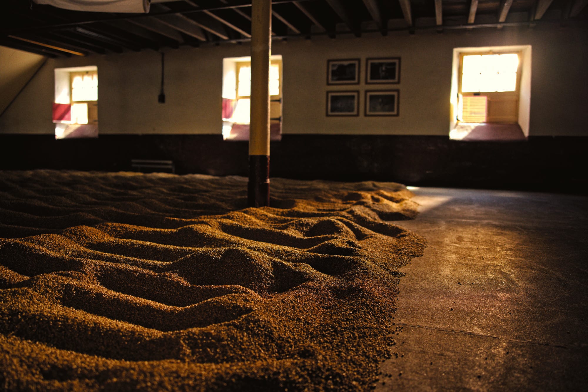 The malting floors at The Balvenie. Photo: Supplied