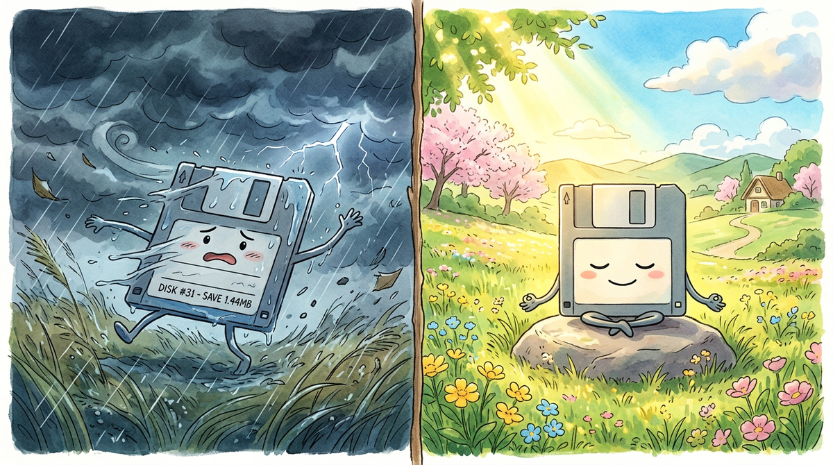 One Brain, Two Environments