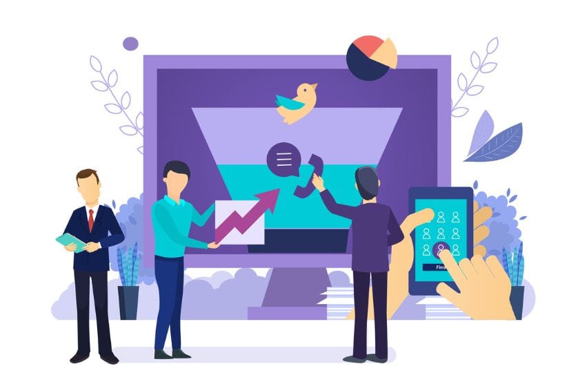 Process of creation conversion, generating business lead