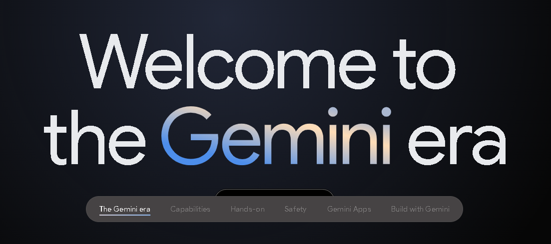 Welcome to the gemini era