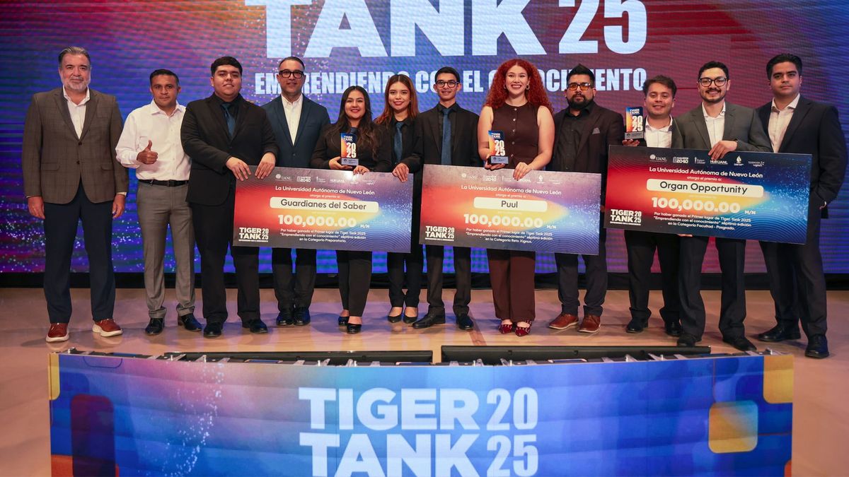 Tiger Tank UANL 2025 reconoce a los mejores proyectos de emprendimiento universitario