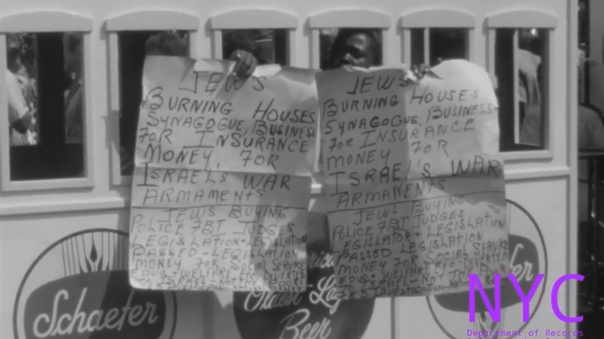 Protests at the West Indies Day 1970 Brooklyn