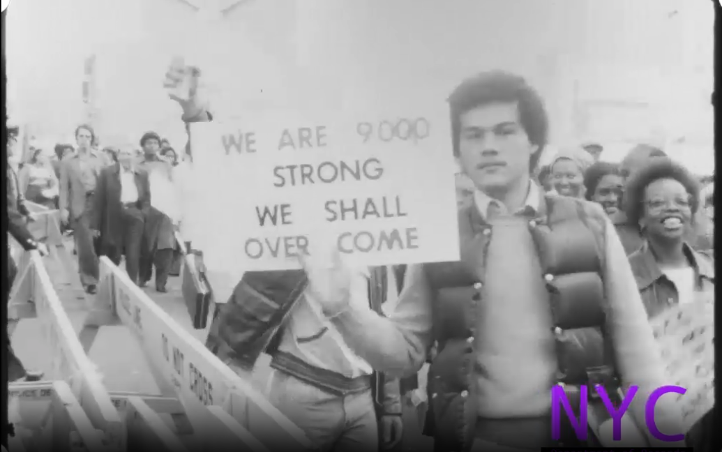 Borough of Manhattan Community College protest November 11, 1978