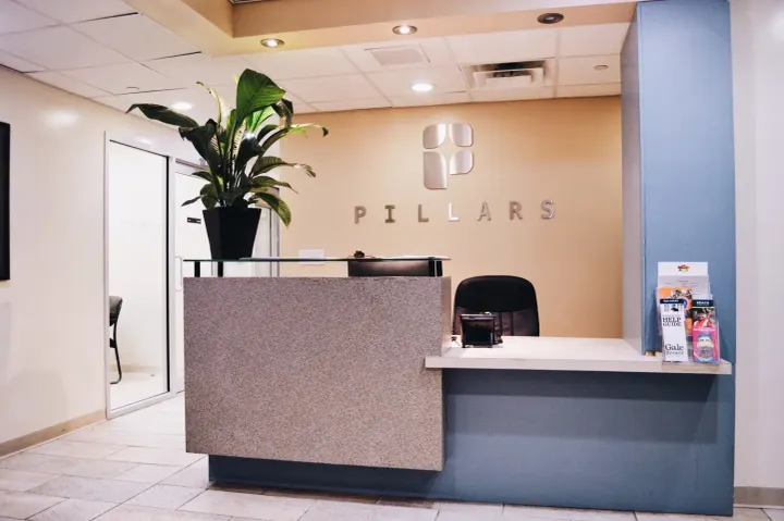 The Pillars front desk