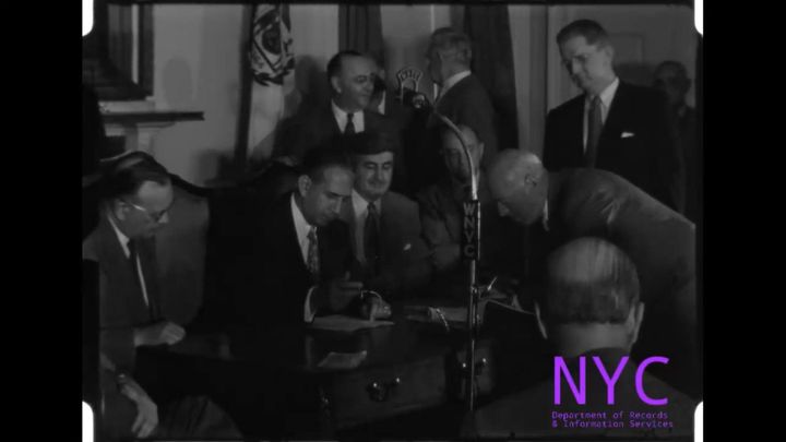 City Hall, 1952: Robert Moses and City Officials Plan 'Slum Clearance'—While Families Fight to Remain Rooted