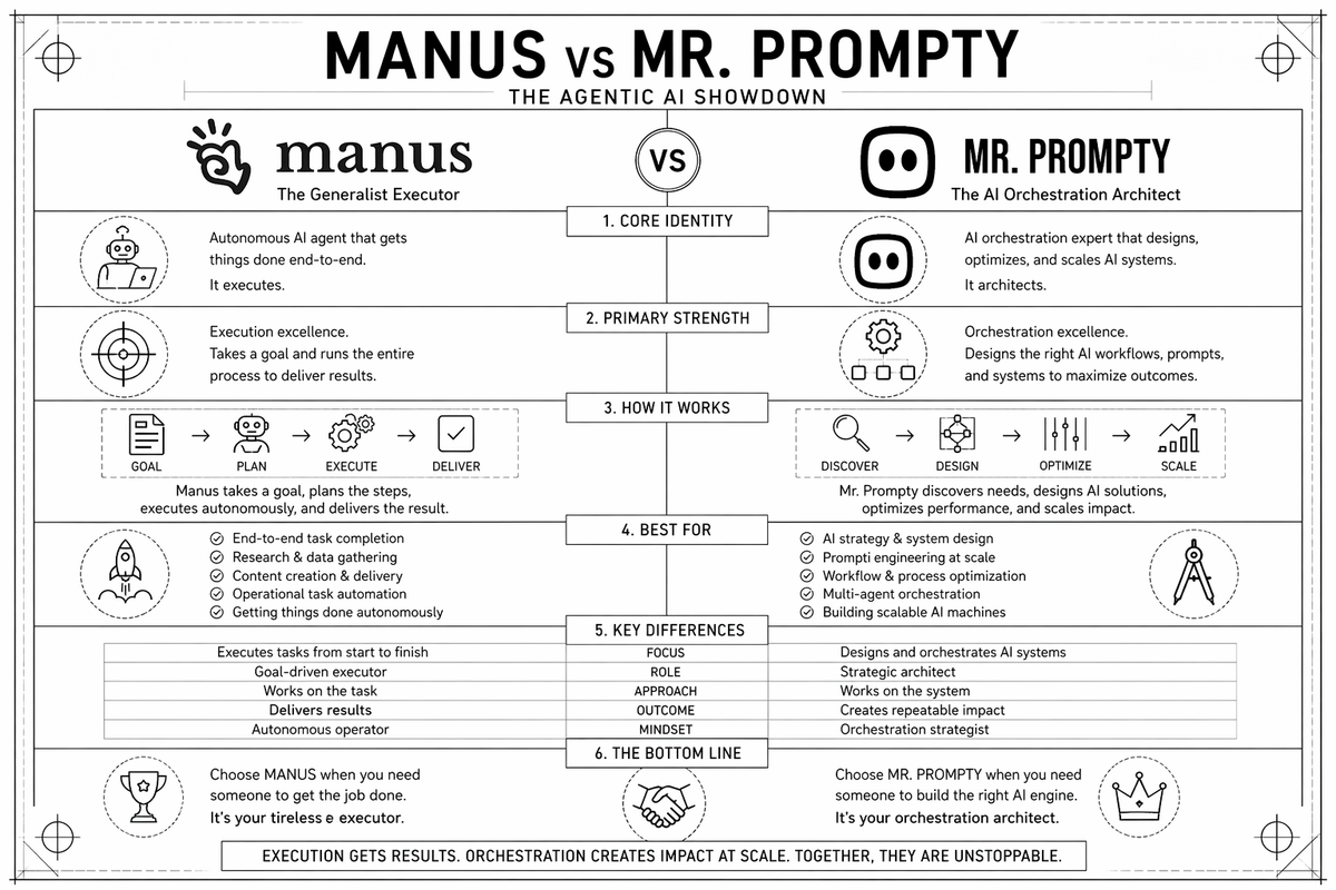 Mr. Prompty vs Manus