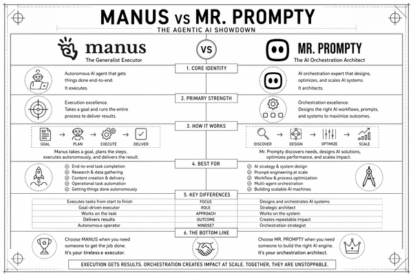 Mr. Prompty vs Manus