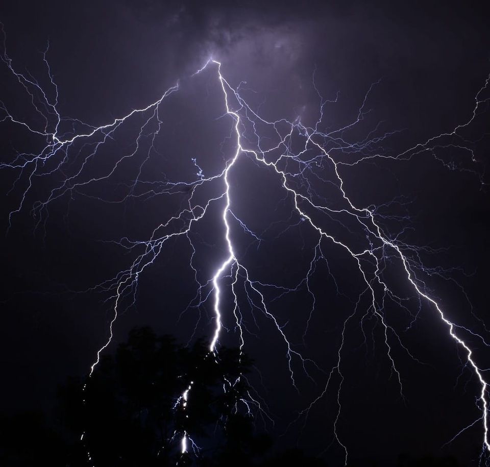 Lightning strikes