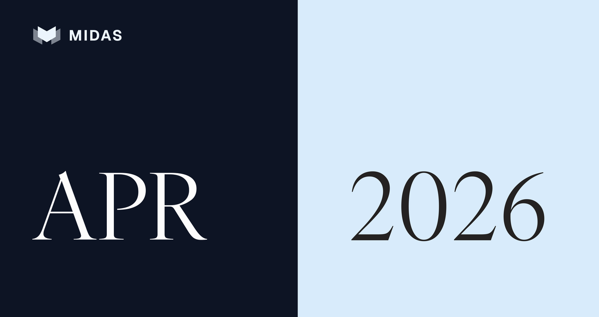 Midas in April 2026 | Recap