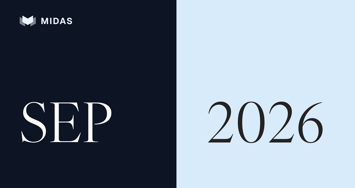 Midas in September 2026 Recap