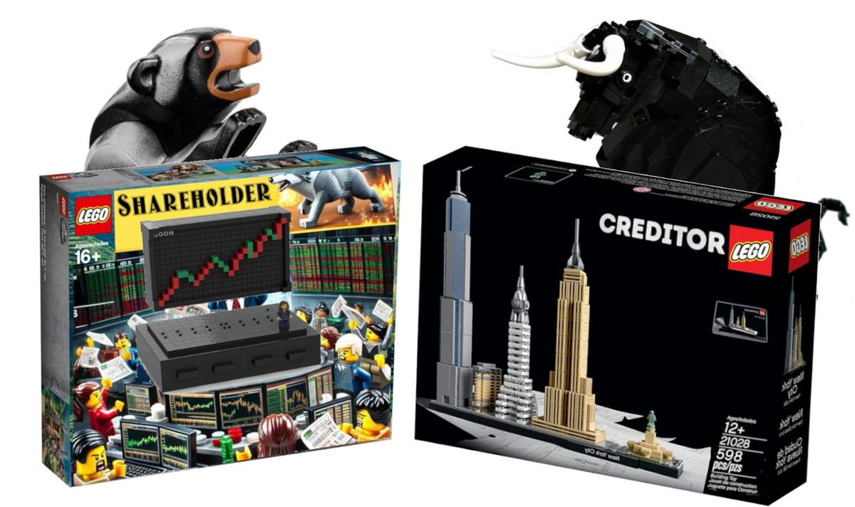 A Lego Model of Financial Capitalism