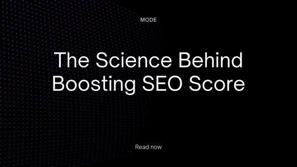 The Science Behind Boosting SEO Score