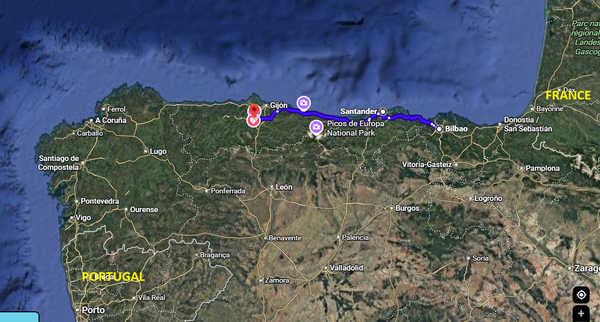 Arrived in Oviedo!