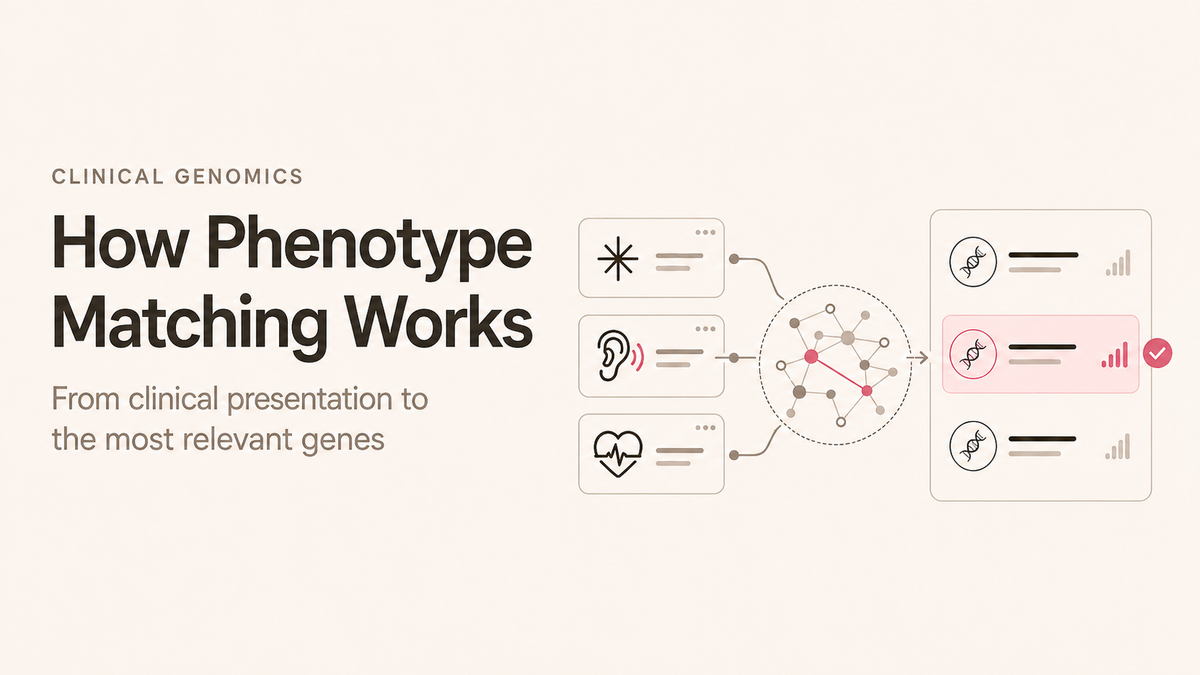 How Phenotype Matching Works in Clinical Genomics