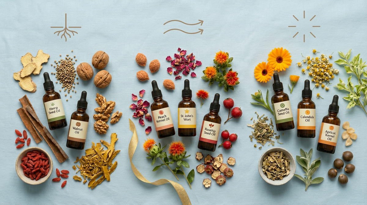 Therapeutic Carrier Oils: TCM Remedies for Specific Conditions