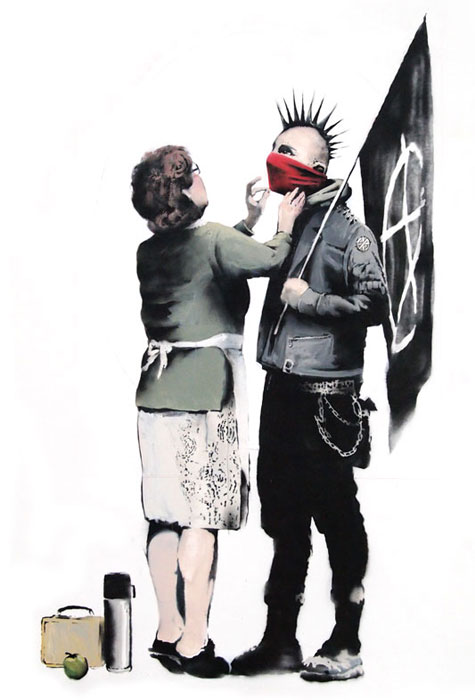 Punk Mum, by Banksy