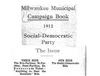 A page from the Milwaukee Municipal Campaign Book of the Social-Democratic Party, 1912. Source: Wisconsin Historical Society.