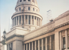 El Capitolio Nacional in Havana during the first Special Period.  Credit:  Margot Pepper.